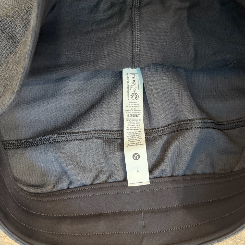 Lululemon Scuba mid-rise wide-leg pant waffle - Heather grey - Picture 6 of 6